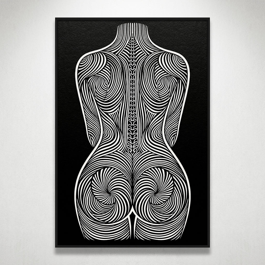 STELA | Modern Minimalist Female Op Art | 8K - 32K