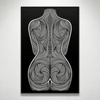 STELA | Modern Minimalist Female Op Art | 8K - 32K