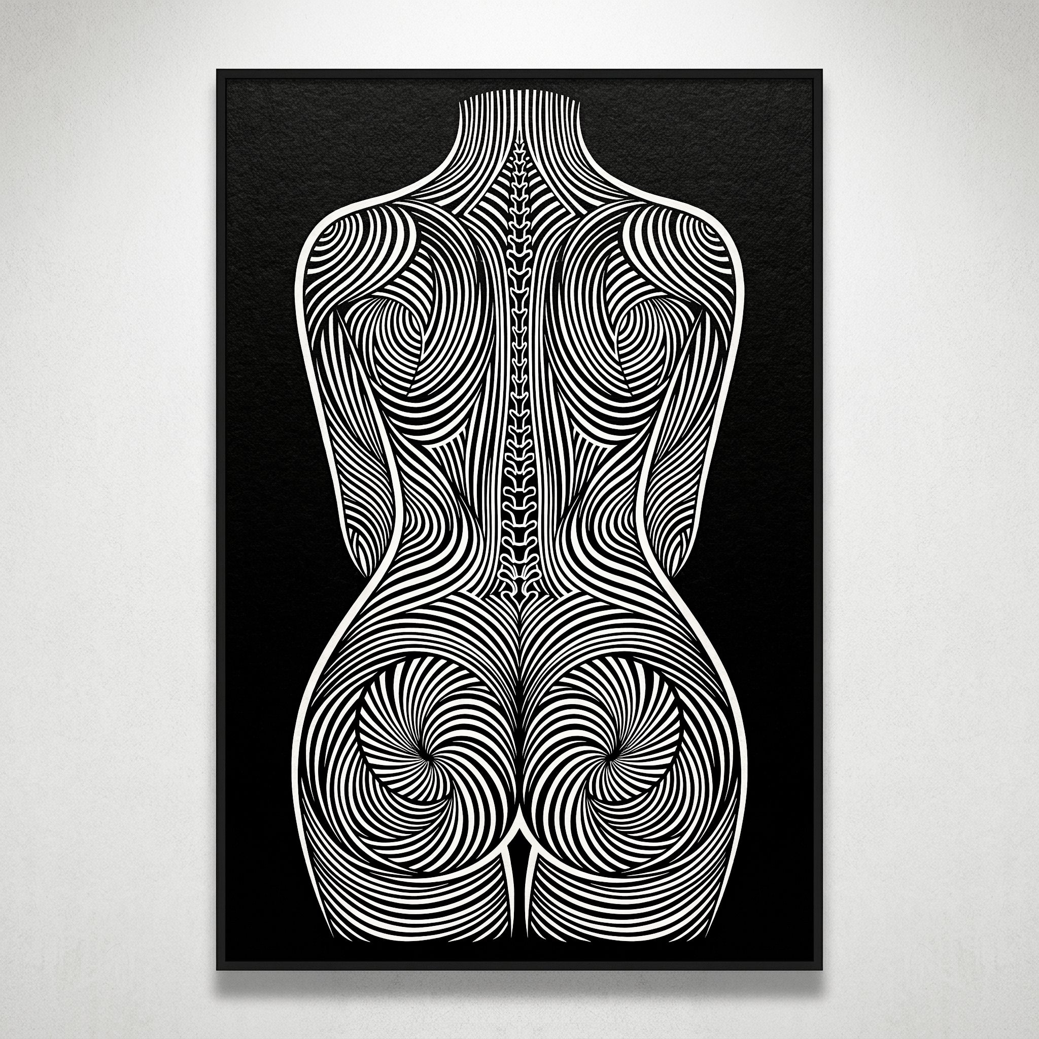 STELA | Modern Minimalist Female Op Art | 8K - 32K