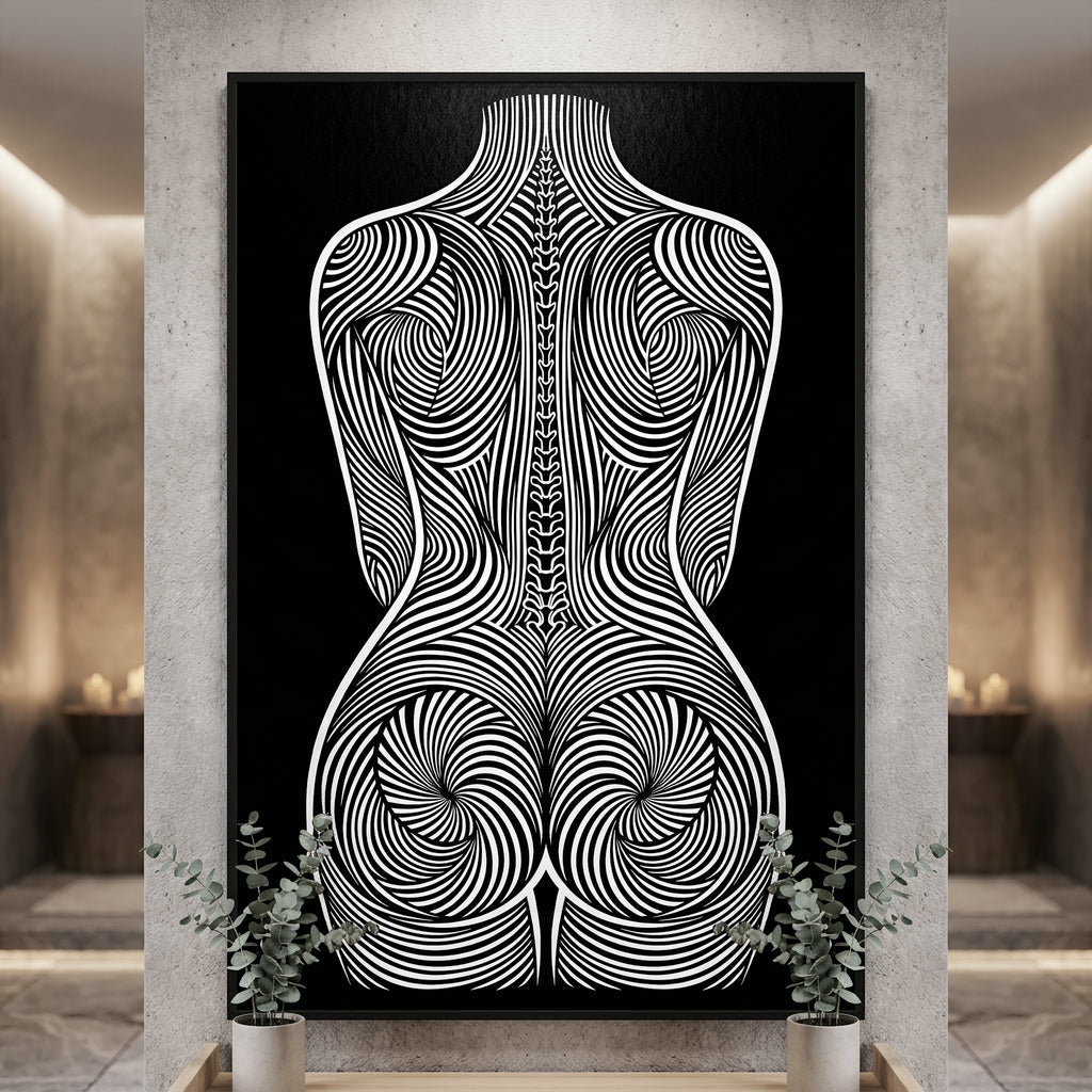 STELA | Modern Minimalist Female Op Art | 8K - 32K