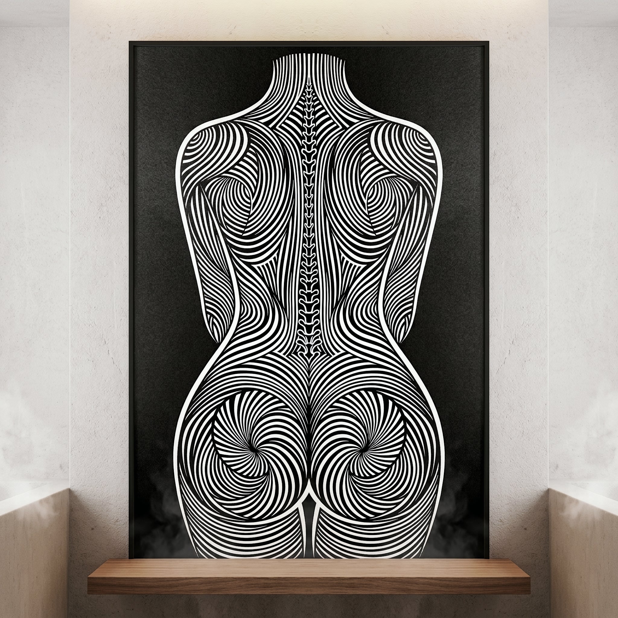 STELA | Modern Minimalist Female Op Art | 8K - 32K