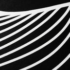 SUAVE | Abstract Striped Female Figure Op Art | Luxury Multi-Print Wall Art | 1-Of-1