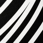SUAVE | Abstract Striped Female Figure Op Art | Luxury Multi-Print Wall Art | 1-Of-1