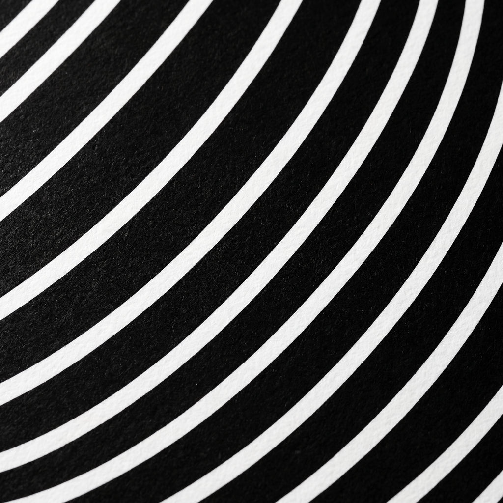 SUAVE | Abstract Striped Female Figure Op Art | Luxury Multi-Print Wall Art | 1-Of-1