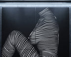 SUITE | Minimalist Seated Female Figure Op Art | Abstract Luxury Multi-Print Wall Art
