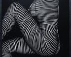 SUITE | Minimalist Seated Female Figure Op Art | Abstract Luxury Multi-Print Wall Art
