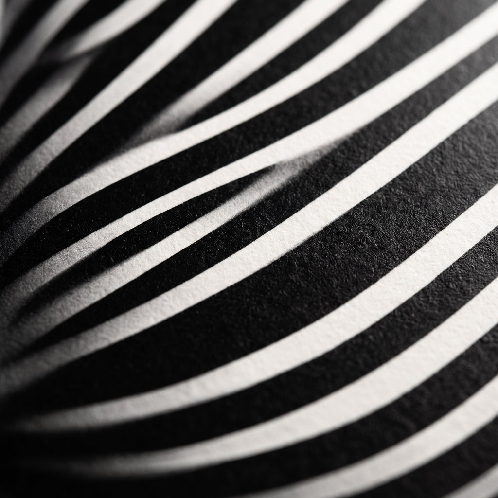 SUITE | Minimalist Seated Female Figure Op Art Print | B&W Abstract Luxury Wall Art
