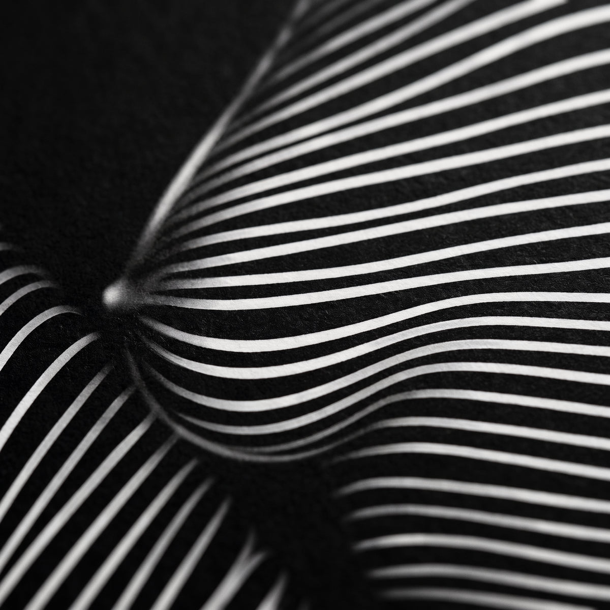 SUITE | Minimalist Seated Female Figure Op Art Print | B&W Abstract Luxury Wall Art