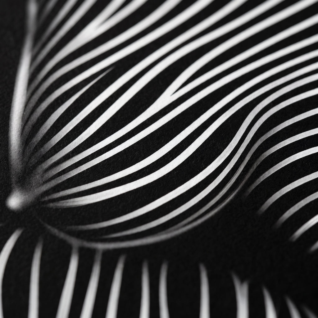 SUITE | Minimalist Seated Female Figure Op Art Print | B&W Abstract Luxury Wall Art