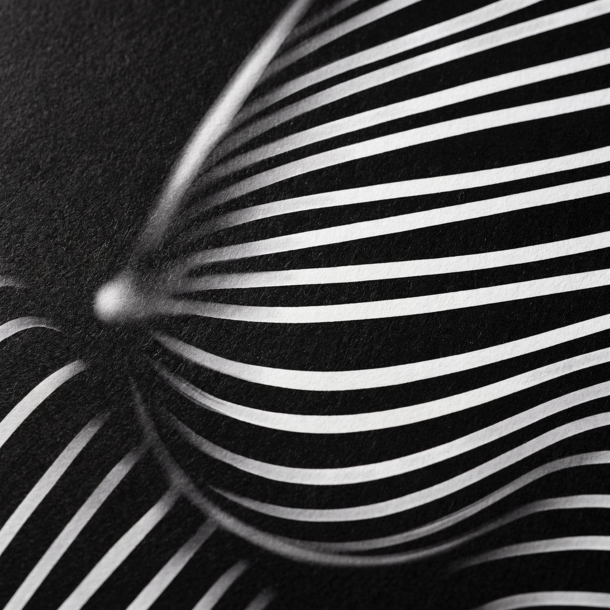 SUITE | Minimalist Seated Female Figure Op Art Print | B&W Abstract Luxury Wall Art