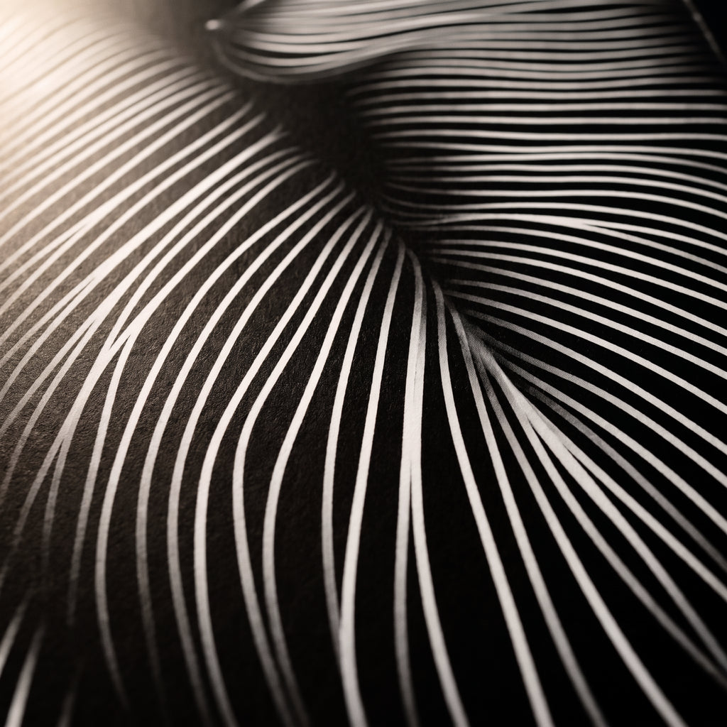 SUITE | Minimalist Seated Female Figure Op Art Print | B&W Abstract Luxury Wall Art