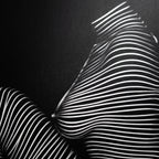 SUITE | Minimalist Seated Female Figure Op Art | Abstract Luxury Multi-Print Wall Art