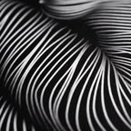 SUITE | Minimalist Seated Female Figure Op Art Print | B&W Abstract Luxury Wall Art