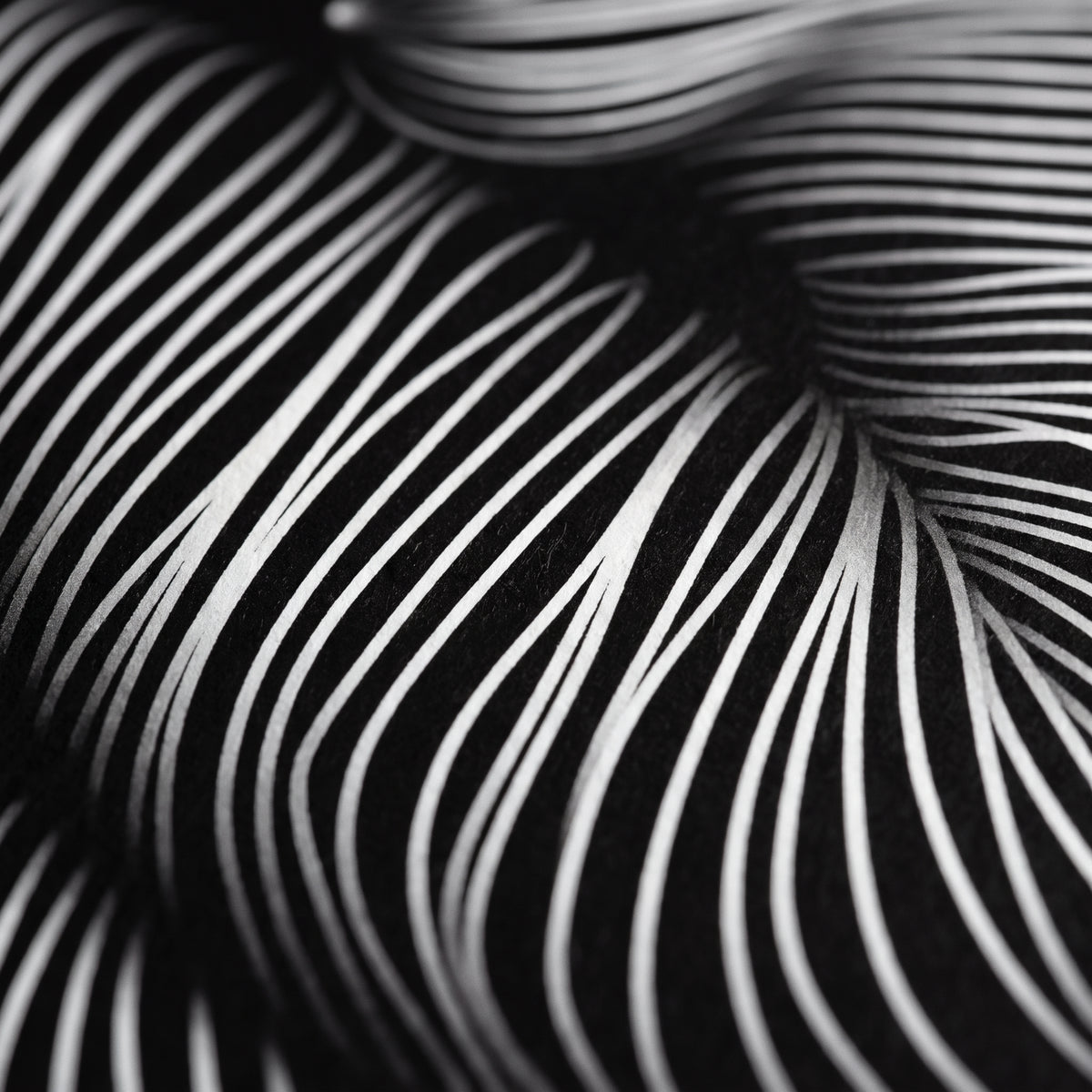SUITE | Minimalist Seated Female Figure Op Art Print | B&W Abstract Luxury Wall Art