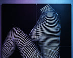 SUITE | Minimalist Seated Female Figure Op Art | Abstract Luxury Multi-Print Wall Art