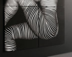SUITE | Minimalist Seated Female Figure Op Art | Abstract Luxury Multi-Print Wall Art