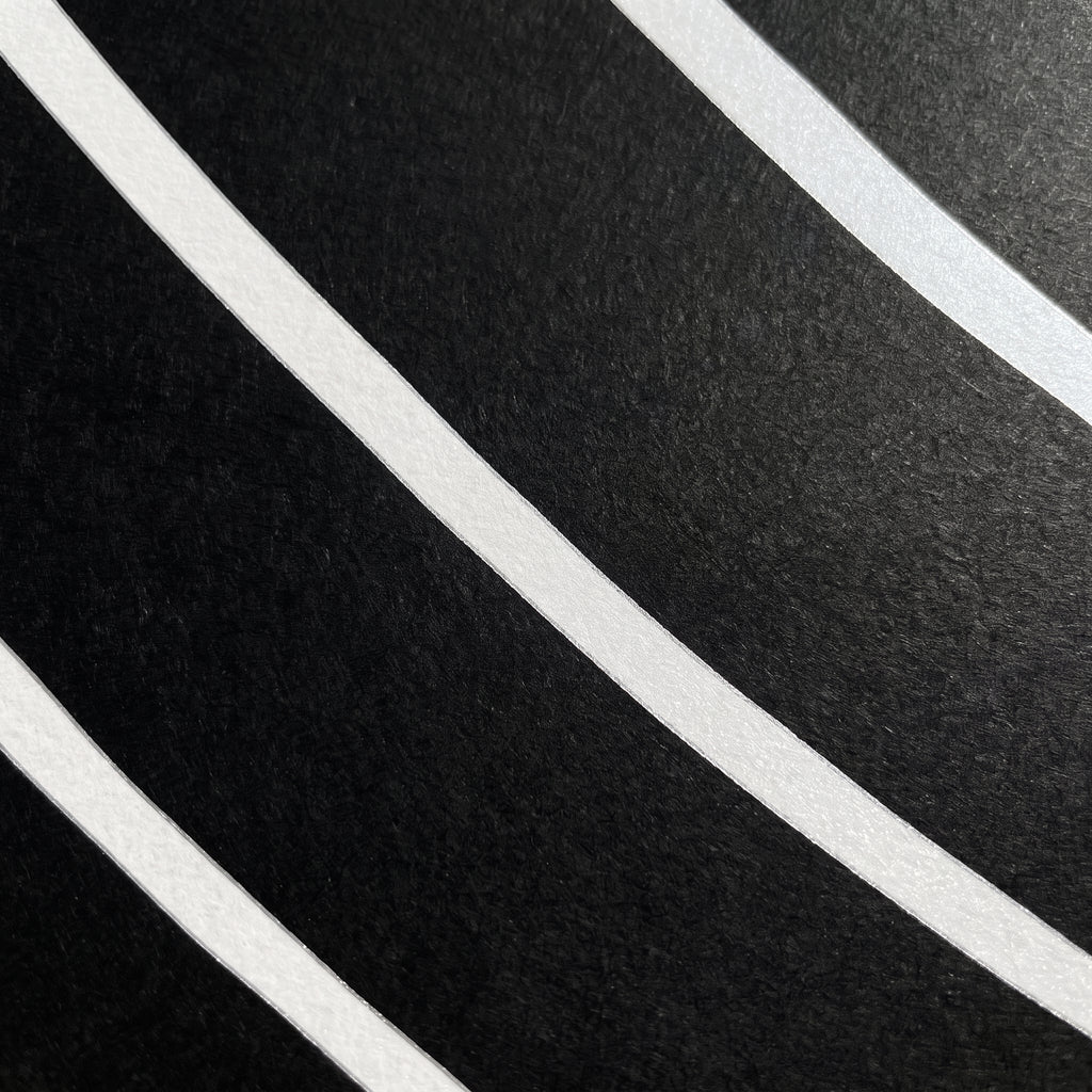 TEMPO | Dynamic Poised Female Silhouette Op Art | Luxury Multi-Print Wall Art | 1-Of-1