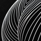 TEMPO | Dynamic Poised Female Silhouette Op Art | Luxury Multi-Print Wall Art | 1-Of-1