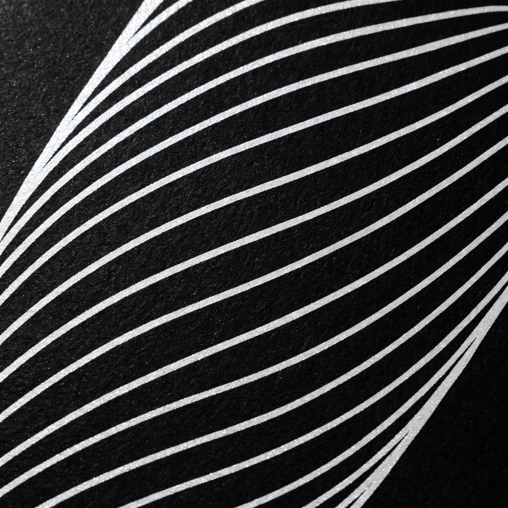 TEMPO | Dynamic Poised Female Silhouette Op Art | Luxury Multi-Print Wall Art | 1-Of-1