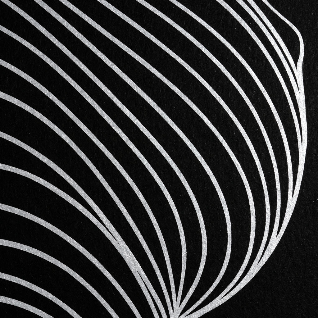 TEMPO | Dynamic Poised Female Silhouette Op Art | Luxury Multi-Print Wall Art | 1-Of-1