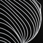 TEMPO | Dynamic Poised Female Silhouette Op Art | Luxury Multi-Print Wall Art | 1-Of-1