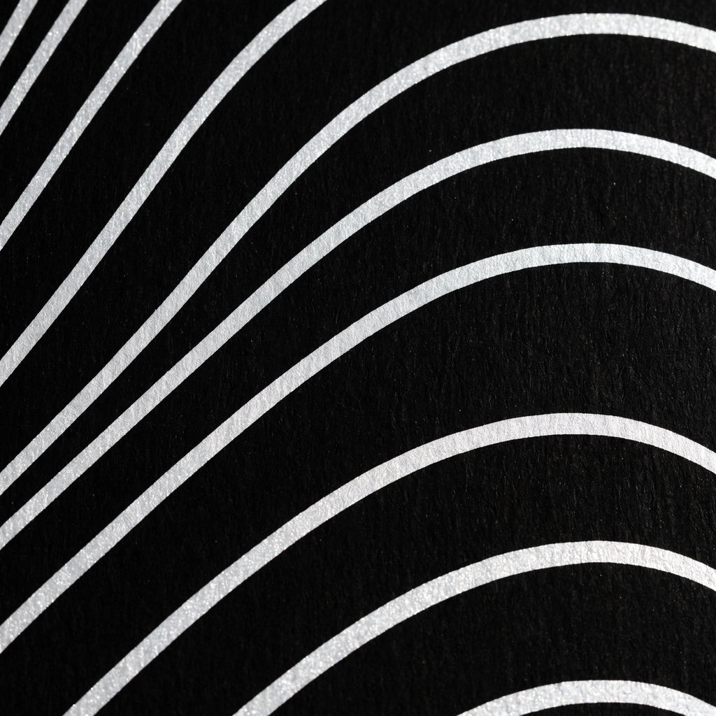 TEMPO | Dynamic Poised Female Silhouette Op Art | Luxury Multi-Print Wall Art | 1-Of-1