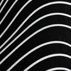 TEMPO | Dynamic Poised Female Silhouette Op Art | Luxury Multi-Print Wall Art | 1-Of-1