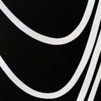 TEMPO | Dynamic Poised Female Silhouette Op Art | Luxury Multi-Print Wall Art | 1-Of-1