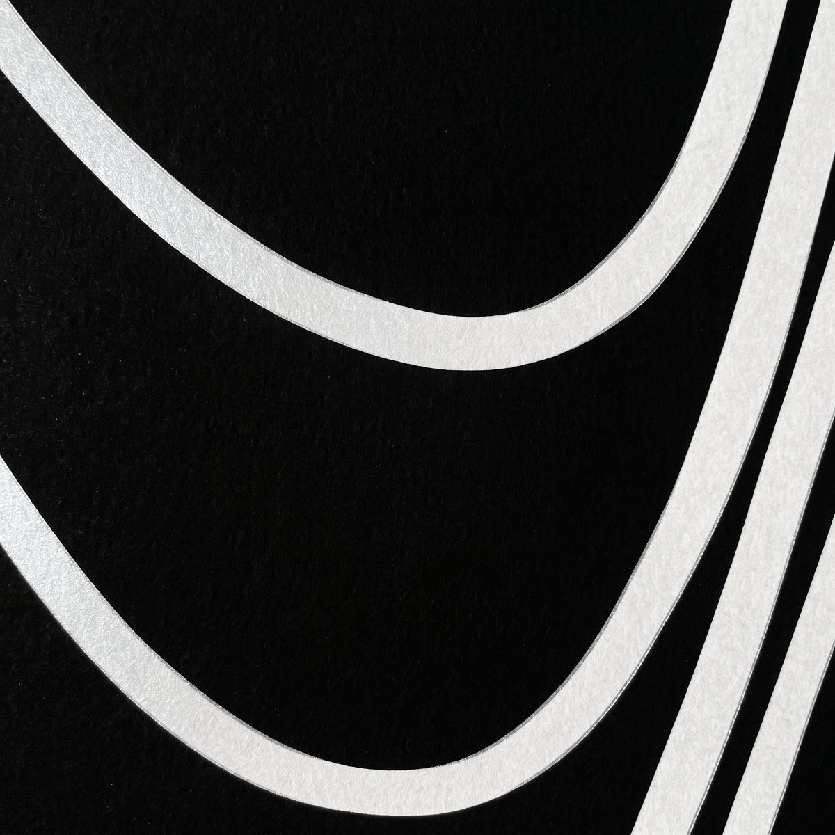 TEMPO | Dynamic Poised Female Silhouette Op Art | Luxury Multi-Print Wall Art | 1-Of-1