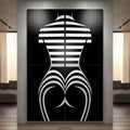 UNDERSCORE | Minimalist | Female Figure | B&W | 8K - 32K