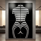 UNDERSCORE | Minimalist | Female Figure | B&W | 8K - 32K