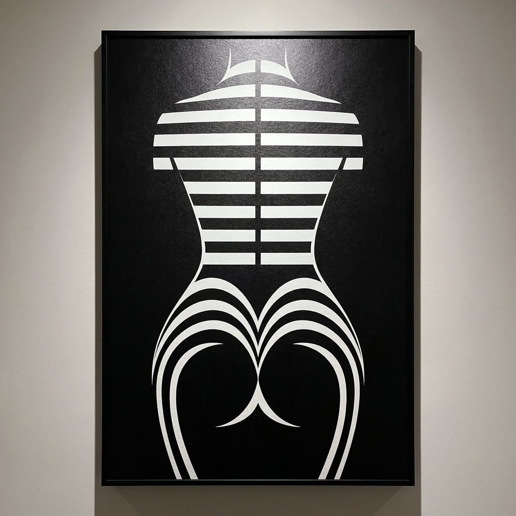UNDERSCORE | Minimalist | Female Figure | B&W | 8K - 32K