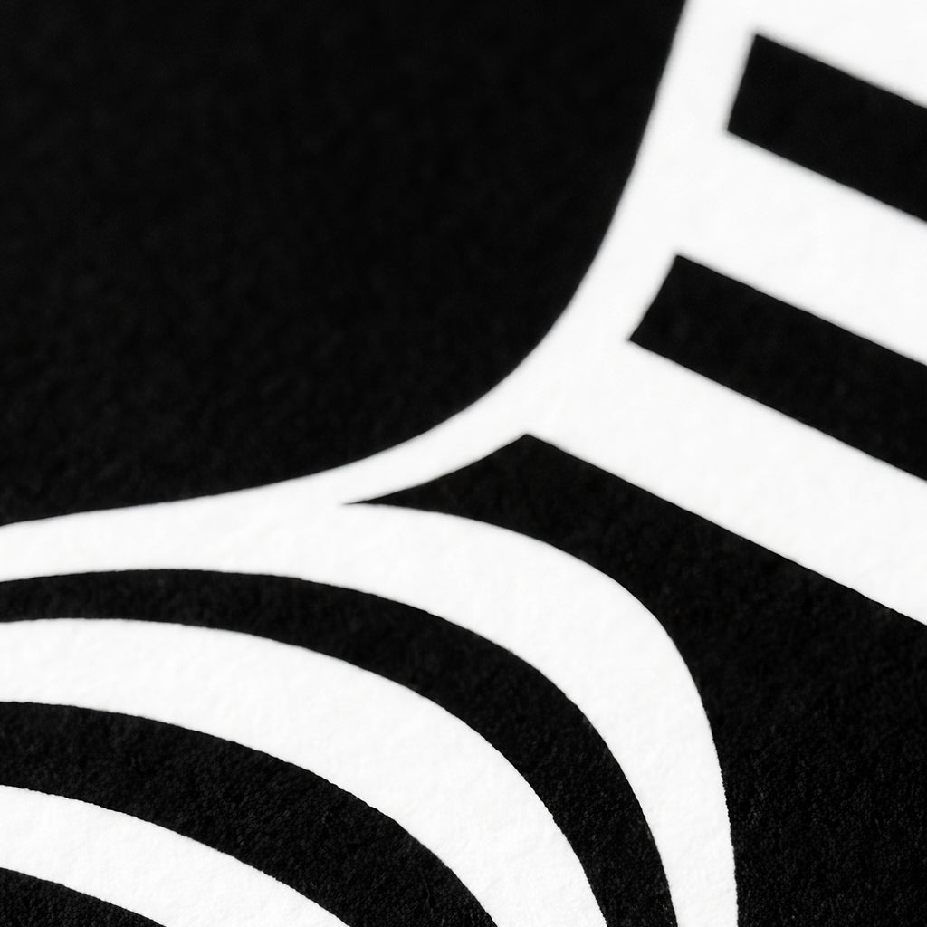 UNDERSCORE | Modern Minimalist B&W Female Op Art | Luxury Multi-Print Wall Art