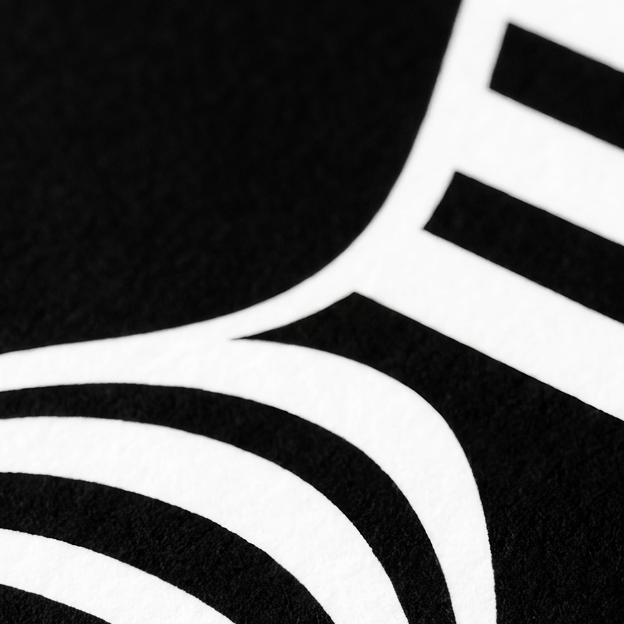 UNDERSCORE | Modern Minimalist B&W Female Op Art | Luxury Multi-Print Wall Art
