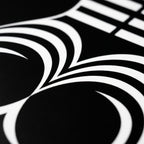 UNDERSCORE | Modern Minimalist B&W Female Op Art | Luxury Multi-Print Wall Art