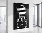 UNDERSCORE | Minimalist | Female Figure | B&W | 8K - 32K