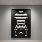 UNDERSCORE | Minimalist | Female Figure | B&W | 8K - 32K