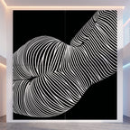 VENUS | Voluptuous Minimalist Female Body Op Art | Luxury Multi-Print Wall Art | 1-Of-1