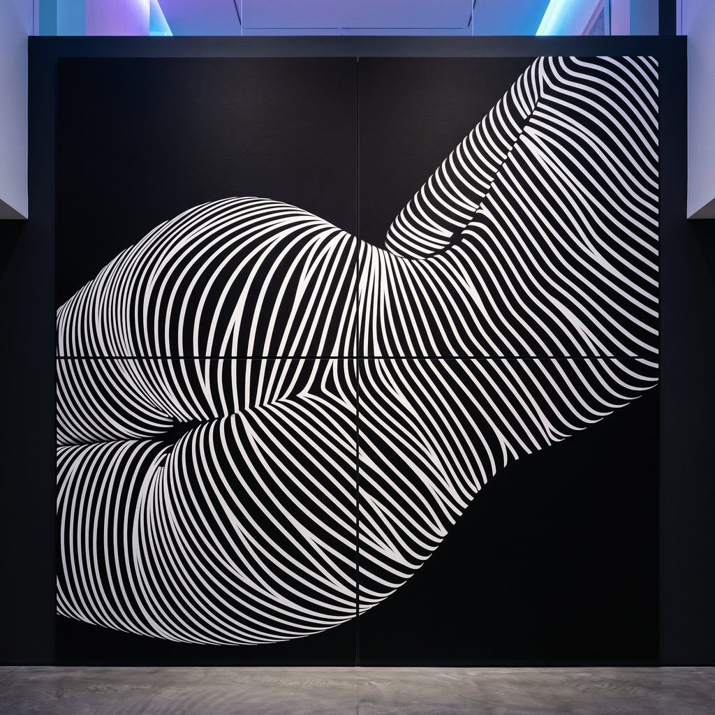 VENUS | Voluptuous Minimalist Female Body Op Art | Luxury Multi-Print Wall Art | 1-Of-1