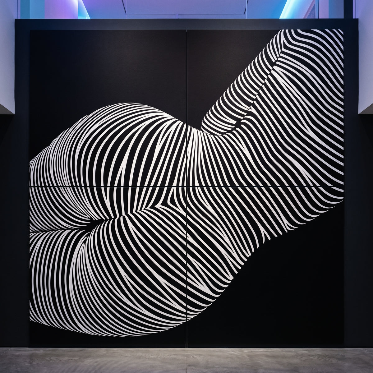 VENUS | Voluptuous Minimalist Female Body Op Art | Luxury Multi-Print Wall Art | 1-Of-1