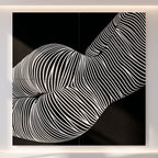 VENUS | Voluptuous Minimalist Female Body Op Art | Luxury Multi-Print Wall Art | 1-Of-1