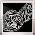 VENUS | Voluptuous Minimalist Female Body Op Art | Luxury Multi-Print Wall Art | 1-Of-1