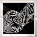 VENUS | Voluptuous Minimalist Female Body Op Art | Luxury Multi-Print Wall Art | 1-Of-1