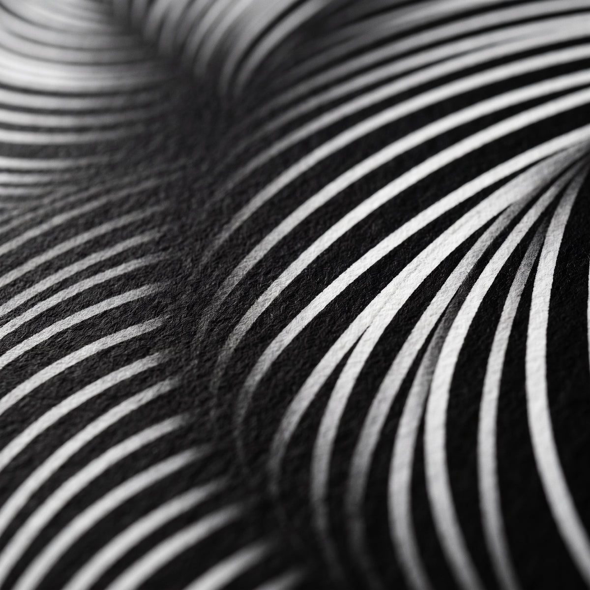 VERTIGO | Hypnotic Striped Minimalist Female Body Op Art | Luxury Multi-Print Wall Art