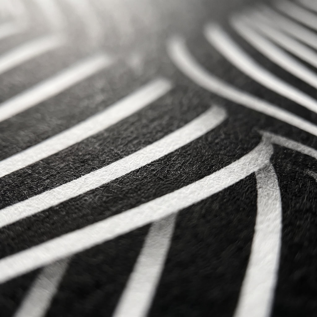 VERTIGO | Hypnotic Striped Minimalist Female Body Op Art | Luxury Multi-Print Wall Art