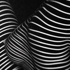 VERTIGO | Hypnotic Striped Minimalist Female Body Op Art | Luxury Multi-Print Wall Art