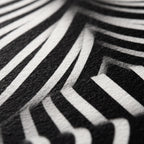 VERTIGO | Hypnotic Striped Minimalist Female Body Op Art | Luxury Multi-Print Wall Art