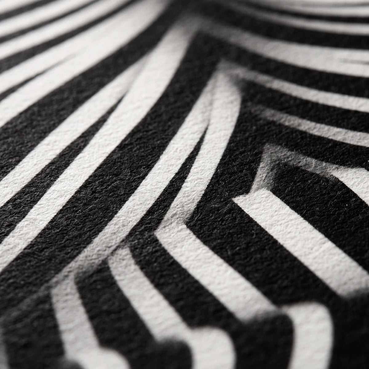 VERTIGO | Hypnotic Striped Minimalist Female Body Op Art | Luxury Multi-Print Wall Art