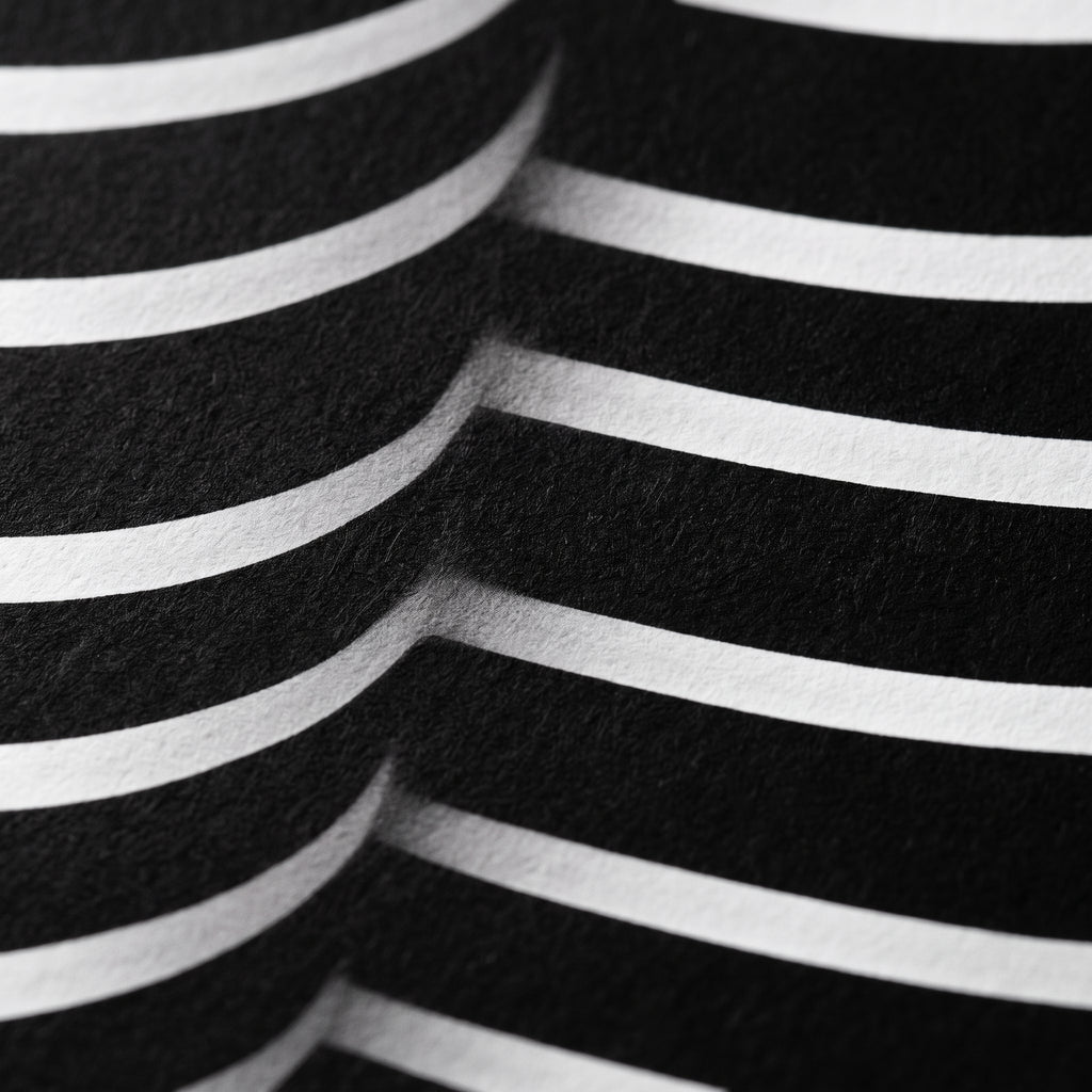 VERTIGO | Hypnotic Striped Minimalist Female Body Op Art | Luxury Multi-Print Wall Art
