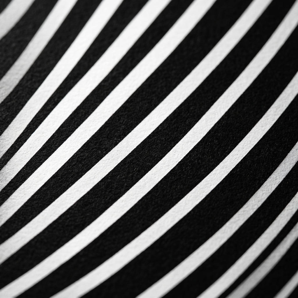 VERTIGO | Hypnotic Striped Minimalist Female Body Op Art | Luxury Multi-Print Wall Art